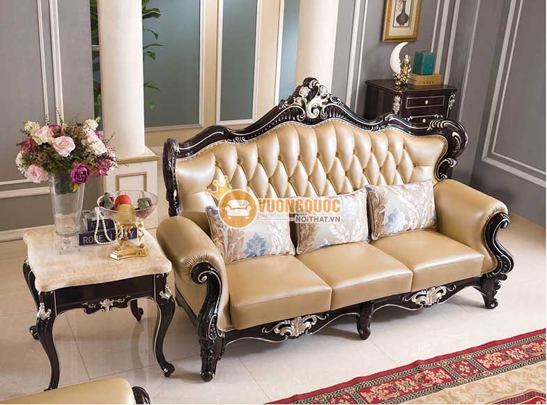 Sofa phòng khách cao cấp phong cách cổ điển GDA919S